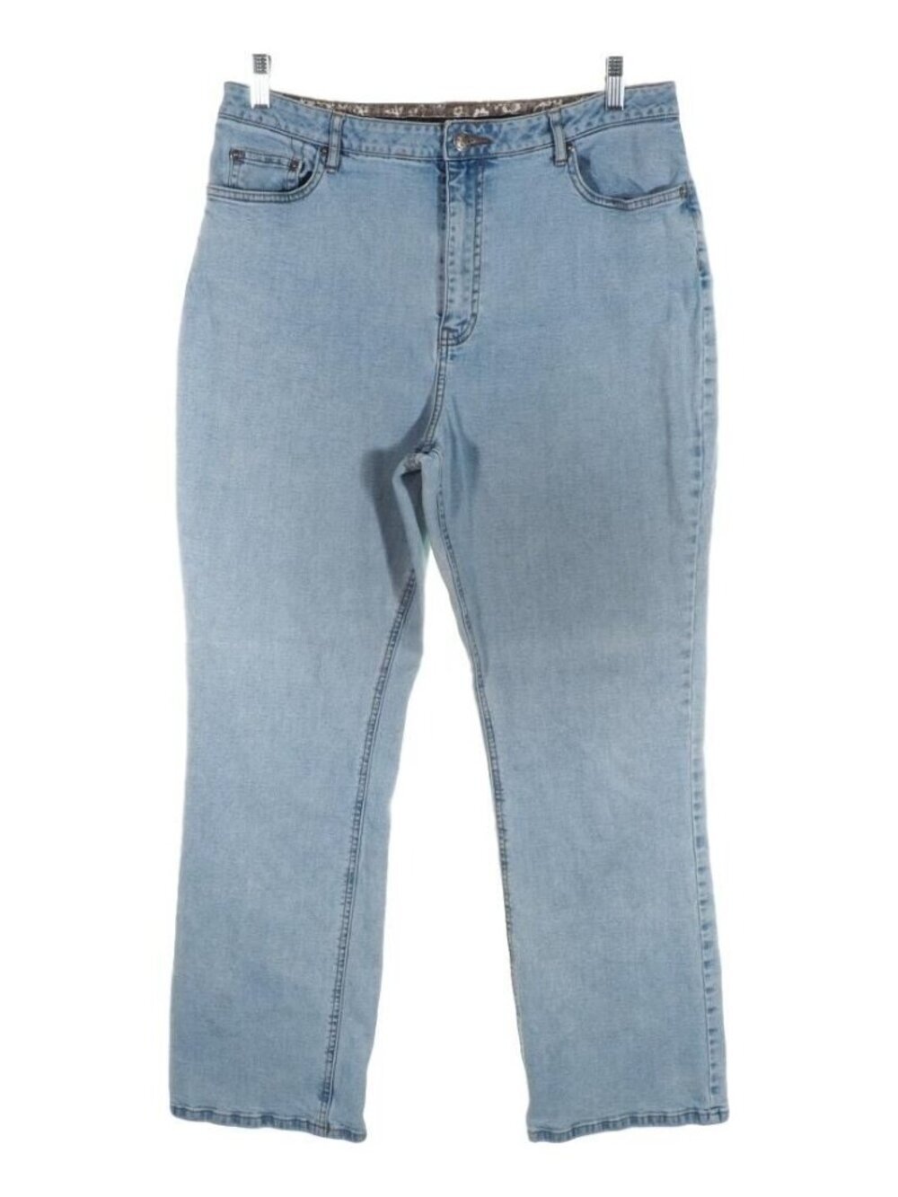 Monterey Bay Jeans Womens Size 16 Soft Boot Cut Stretch Light 34 x 33 Stone Wash